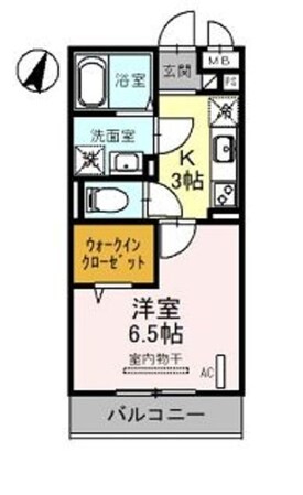 バレンティアの物件間取画像